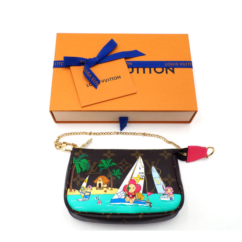 BRAND NEW ! Winter Collection 2023 ! Louis Vuitton M82841 Mini Pochette Accessoires (Sailing) + DHL Shipping & Insurance