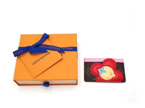 BRAND NEW ! Louis Vuitton M82730 Monogram Canvas Vivienne Christmas Collection 2023 Flat Card Holder