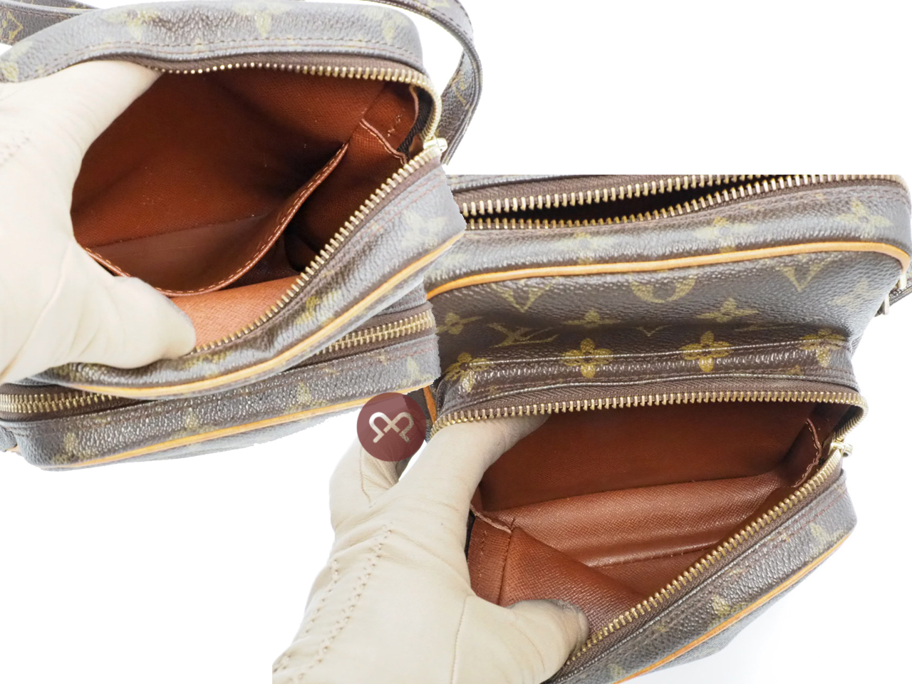 Louis Vuitton M45236 Monogram Canvas Amazone 22cm Large Crossbody Bag (TH1001) - Image 6