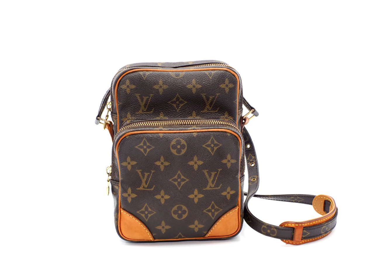 Louis Vuitton M45236 Monogram Canvas Amazone 22cm Large Crossbody Bag (TH1001)