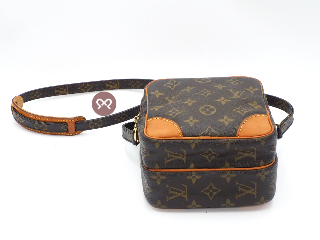 Louis Vuitton M45236 Monogram Canvas Amazone 22cm Large Crossbody Bag (TH1001) - Image 4