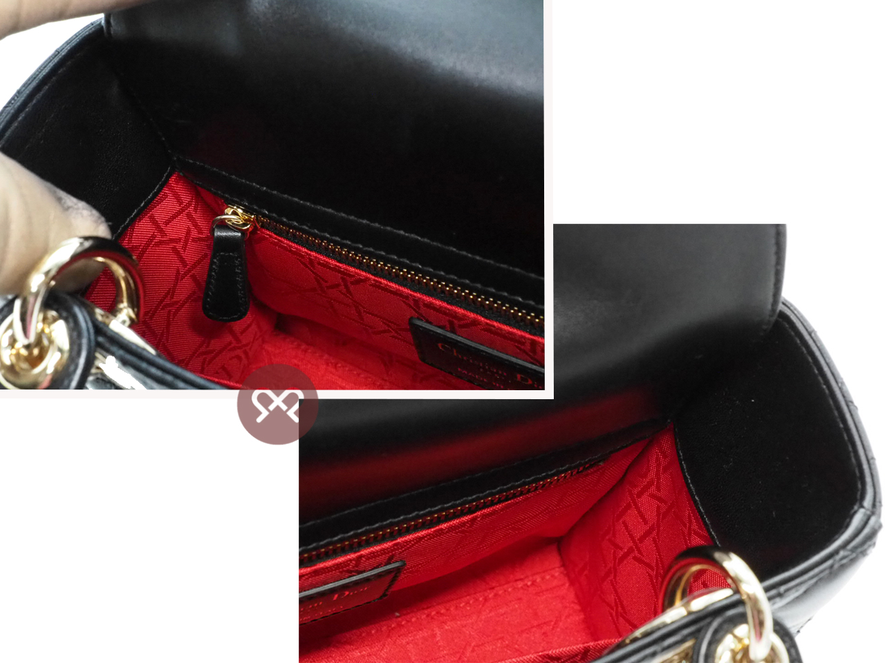 Dior Black Cannage Lambskin Small Lady Dior Bag " MY ABCDIOR BAG" - Image 11