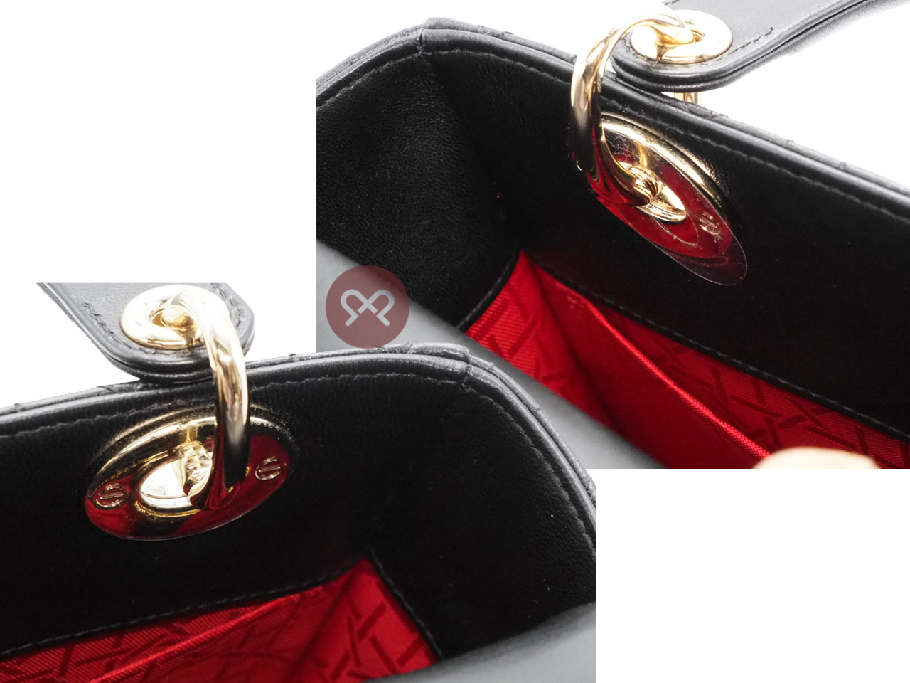 Dior Black Cannage Lambskin Small Lady Dior Bag " MY ABCDIOR BAG" - Image 10