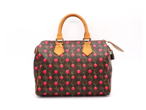 Louis Vuitton M95009 Monogram Cherry/ Cerises Speedy 25 Tote Bag (SP0045)