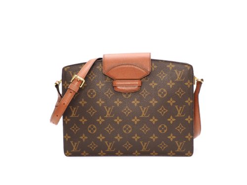 Louis Vuitton M51375 Monogram Canvas Courcelles Shoulder/ Crossbody Bag (SR0958)