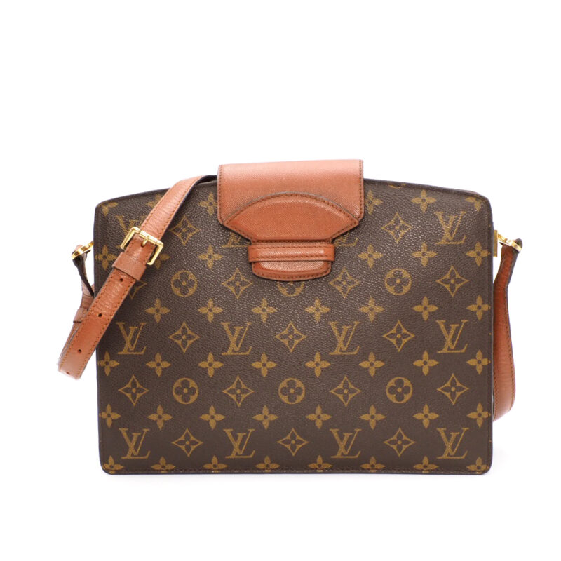 Louis Vuitton M51375 Monogram Canvas Courcelles Shoulder/ Crossbody Bag (SR0958)