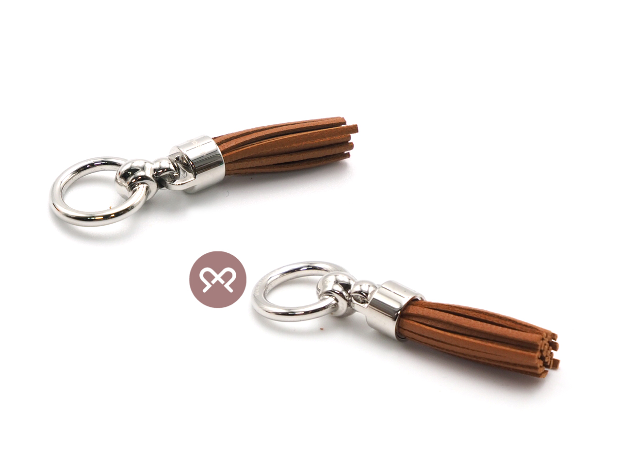 Hermes C'est le Pompon Leather Tassel Twilly Ring/ Pandant - Image 3