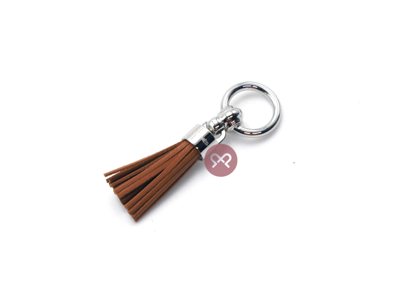 Hermes C'est le Pompon Leather Tassel Twilly Ring/ Pandant - Image 2