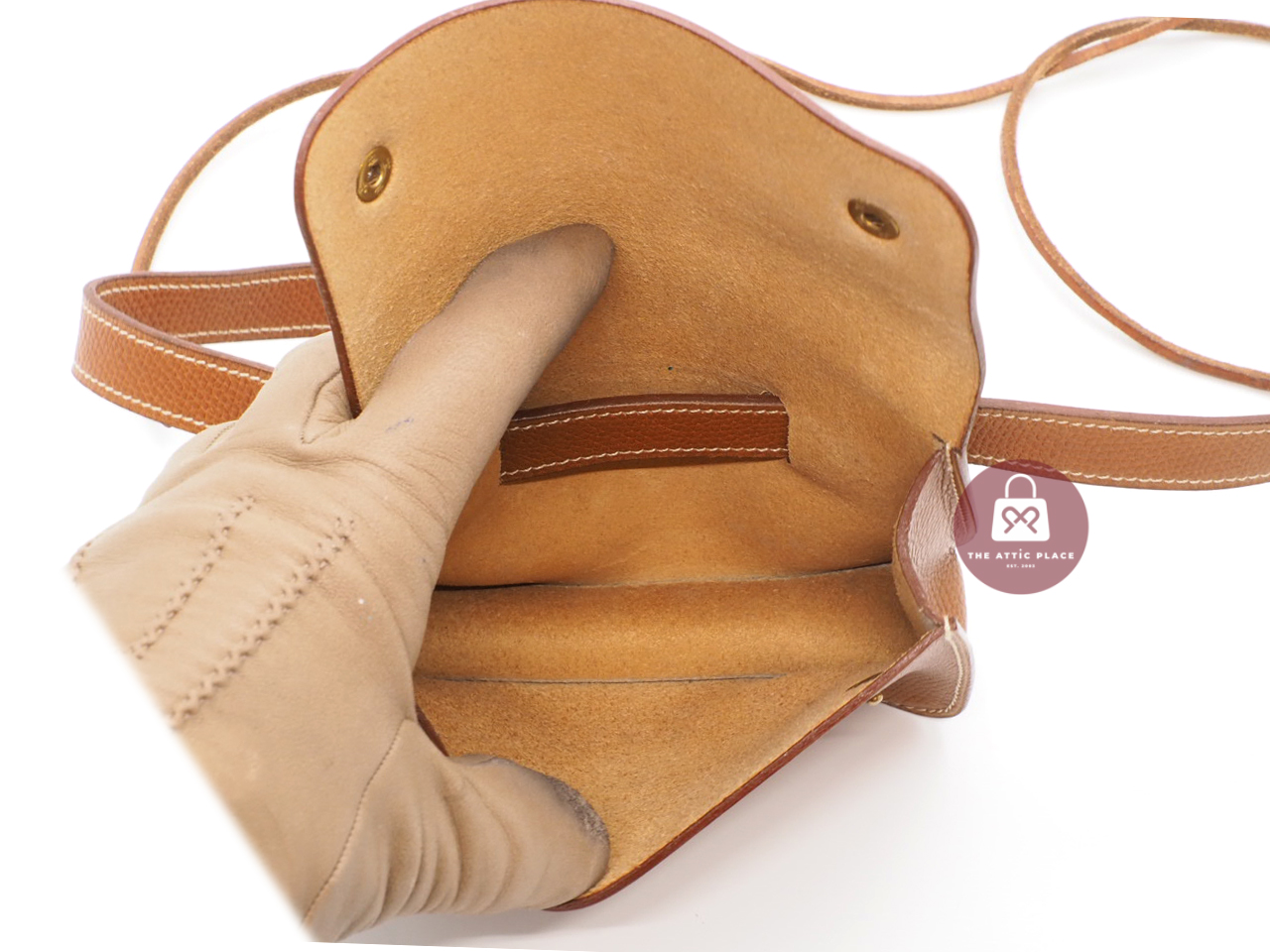 Hermès Epsom Pochette Green Bum Fanny Pack Pochette Waist/ Belt Bag - Image 10