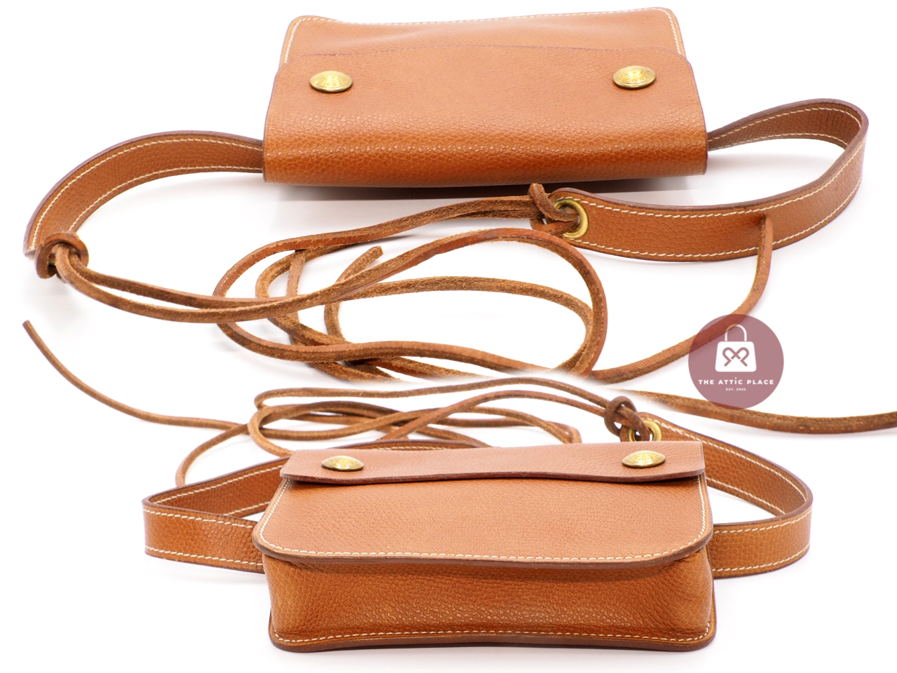 Hermès Epsom Pochette Green Bum Fanny Pack Pochette Waist/ Belt Bag - Image 4