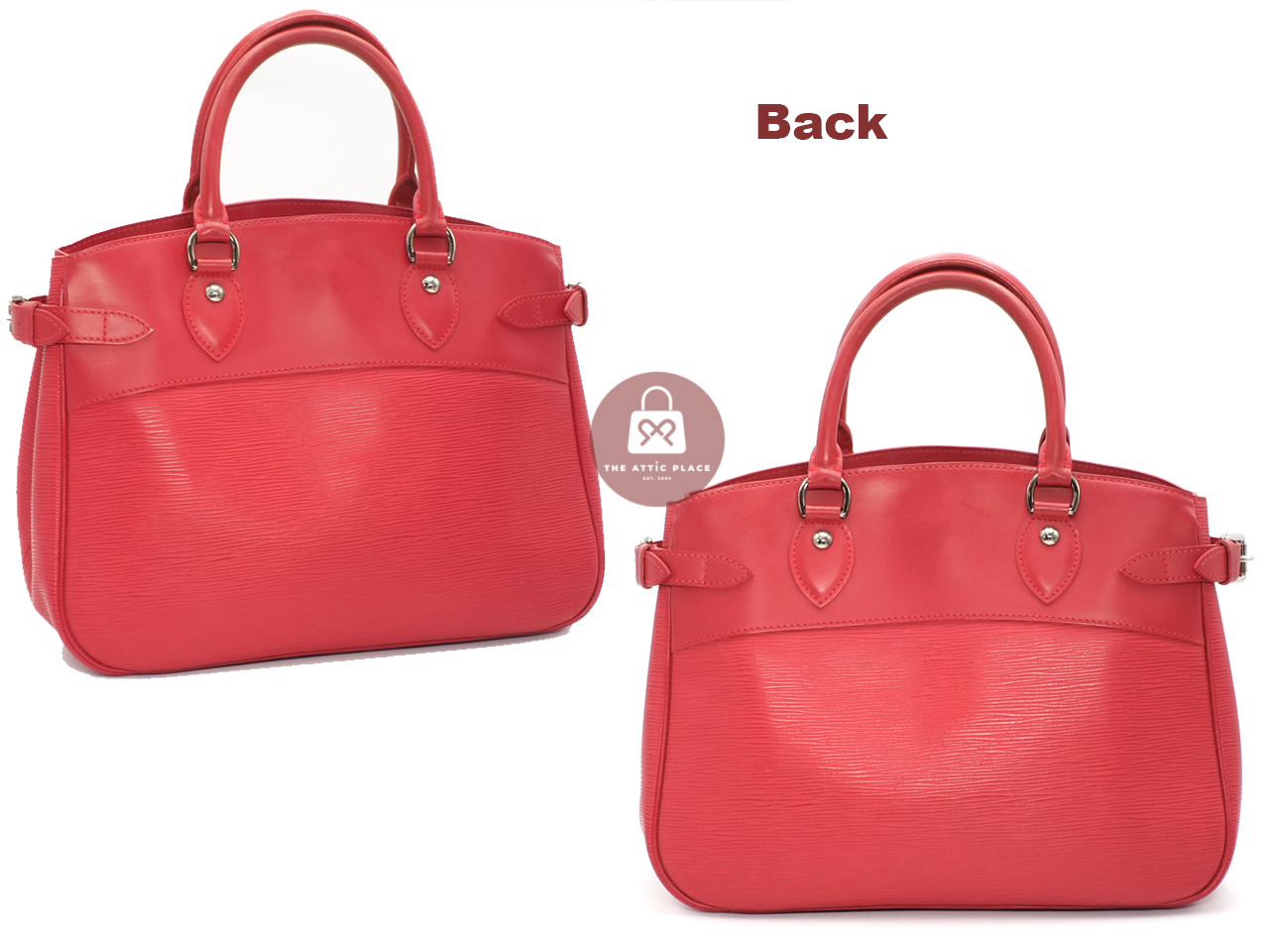 Louis Vuitton M5926E Red Epi Leather Passy PM Document Tote Bag (BA0076) - Image 3