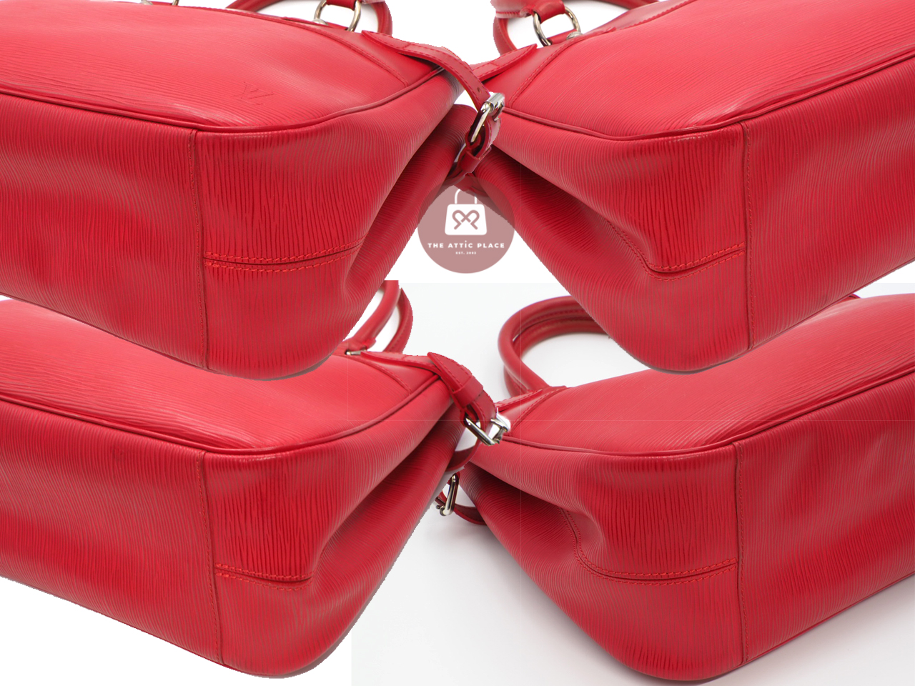 Louis Vuitton M5926E Red Epi Leather Passy PM Document Tote Bag (BA0076) - Image 7