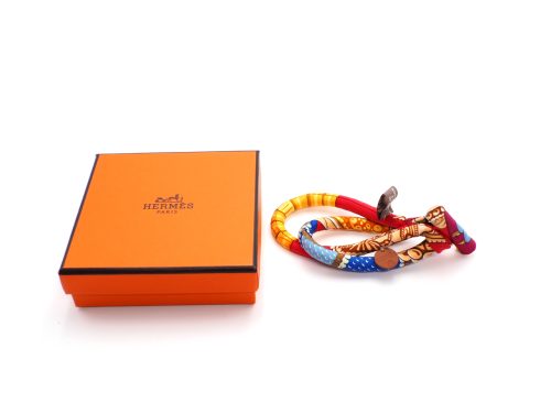 Hermes Brides De Soie GM Double-Knot Silk Bracelet/ Necklaces