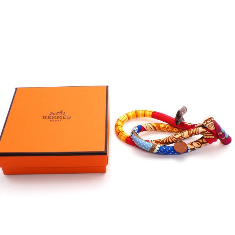 Hermes Brides De Soie GM Double-Knot Silk Bracelet/ Necklaces