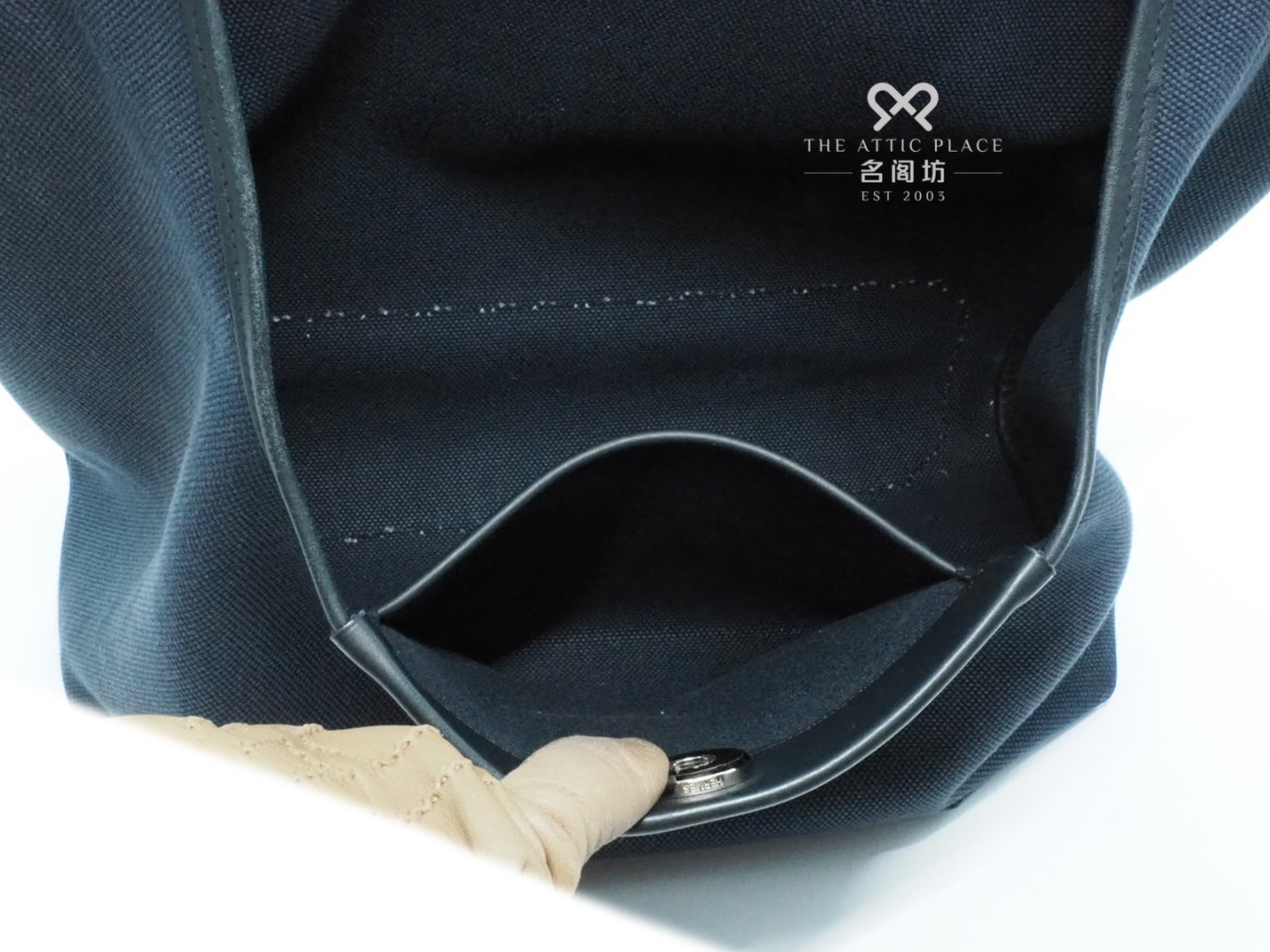 Hermes Aller Retour R Stamp 34 H Toile and Sombrero Leather Messenger Bag - Image 10