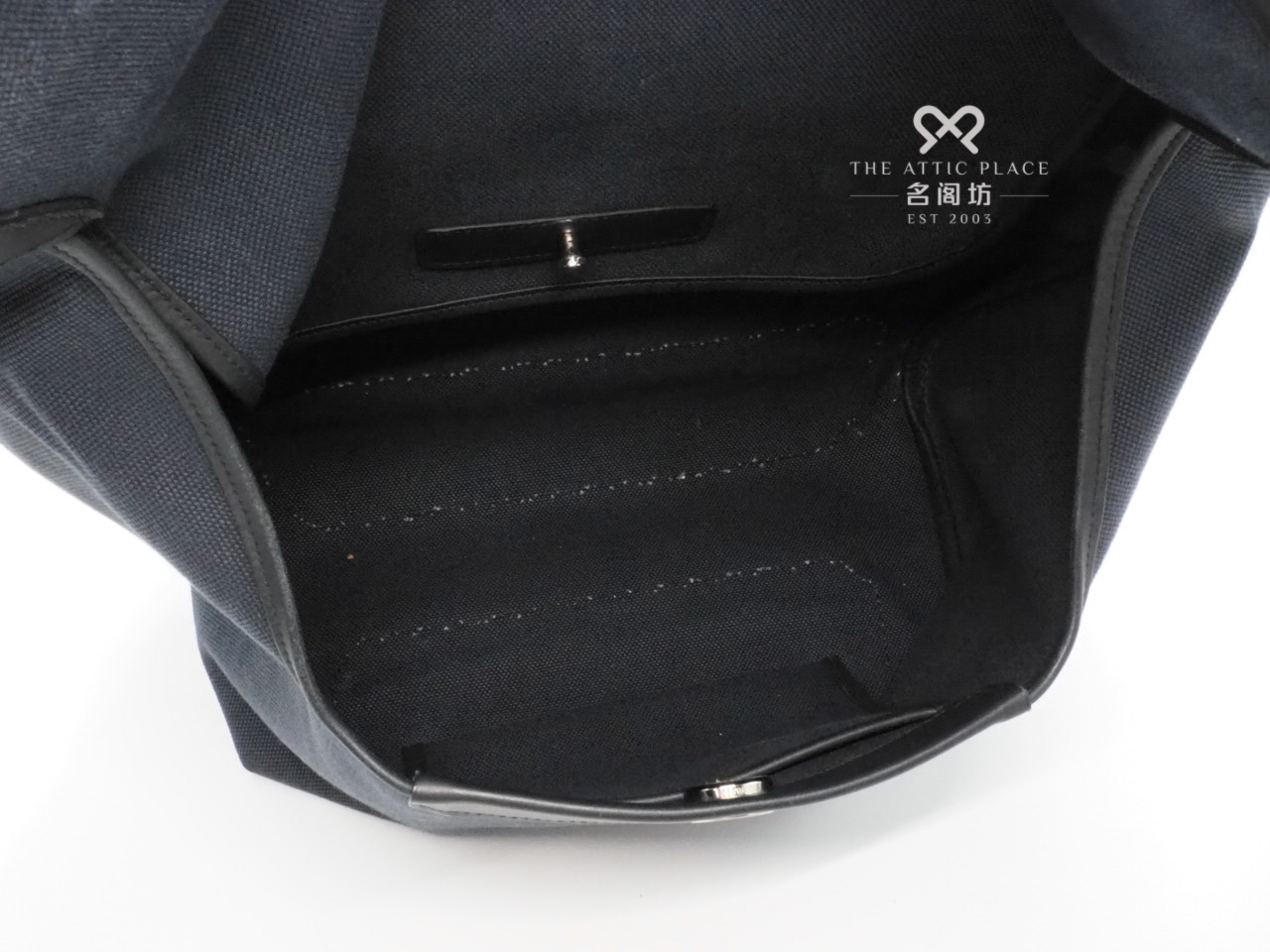Hermes Aller Retour R Stamp 34 H Toile and Sombrero Leather Messenger Bag - Image 9