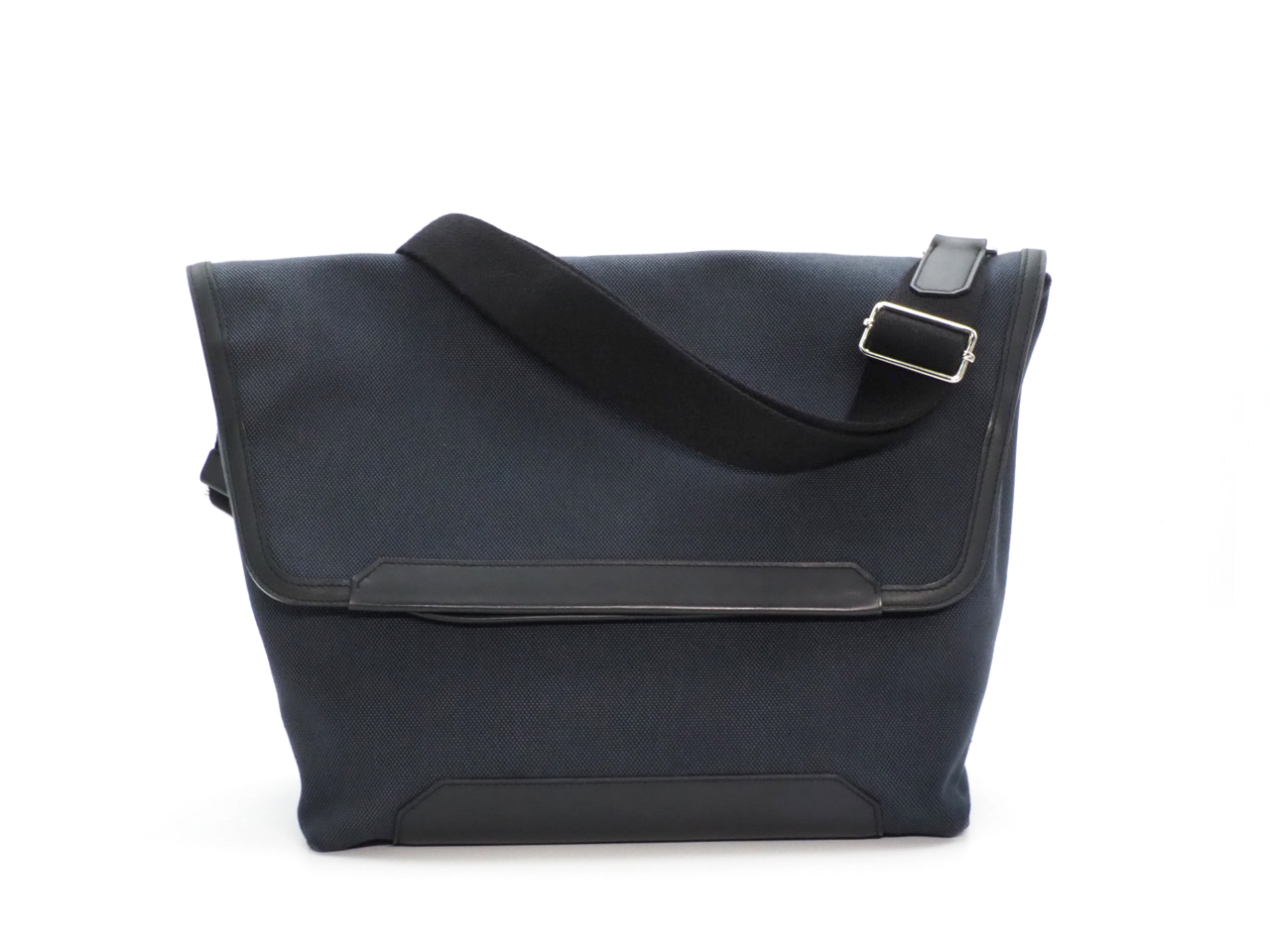 Hermes Aller Retour R Stamp 34 H Toile and Sombrero Leather Messenger Bag