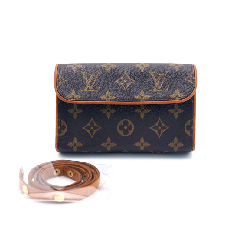 Louis Vuitton M51855 Monogram Canvas Pochette Florentine/ Waist Pouch (FL0092)