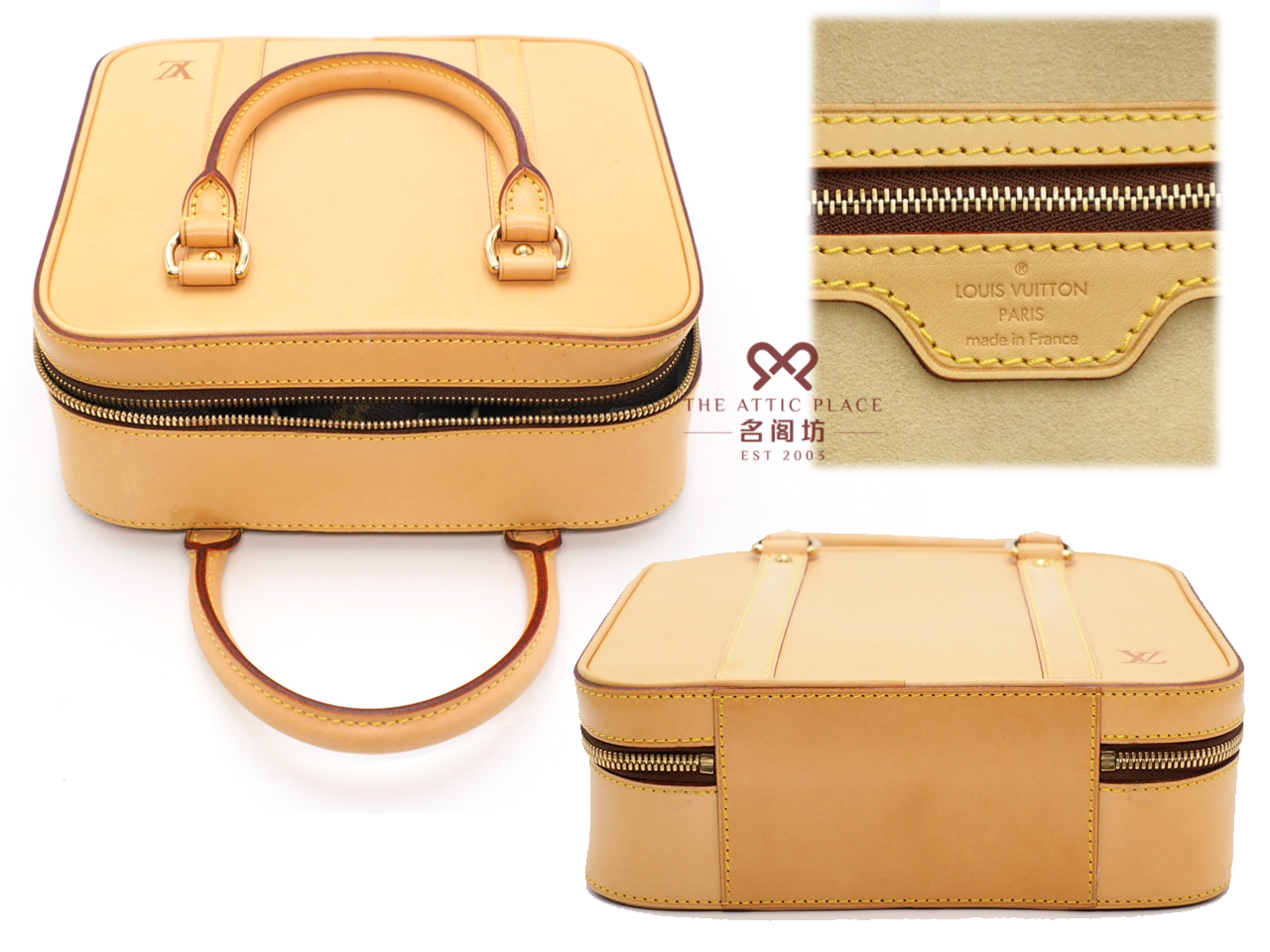 Louis Vuitton Limited Edition Petanque Ball Home Decor Game- Monogram Canvas & Vachetta Leather - Image 3