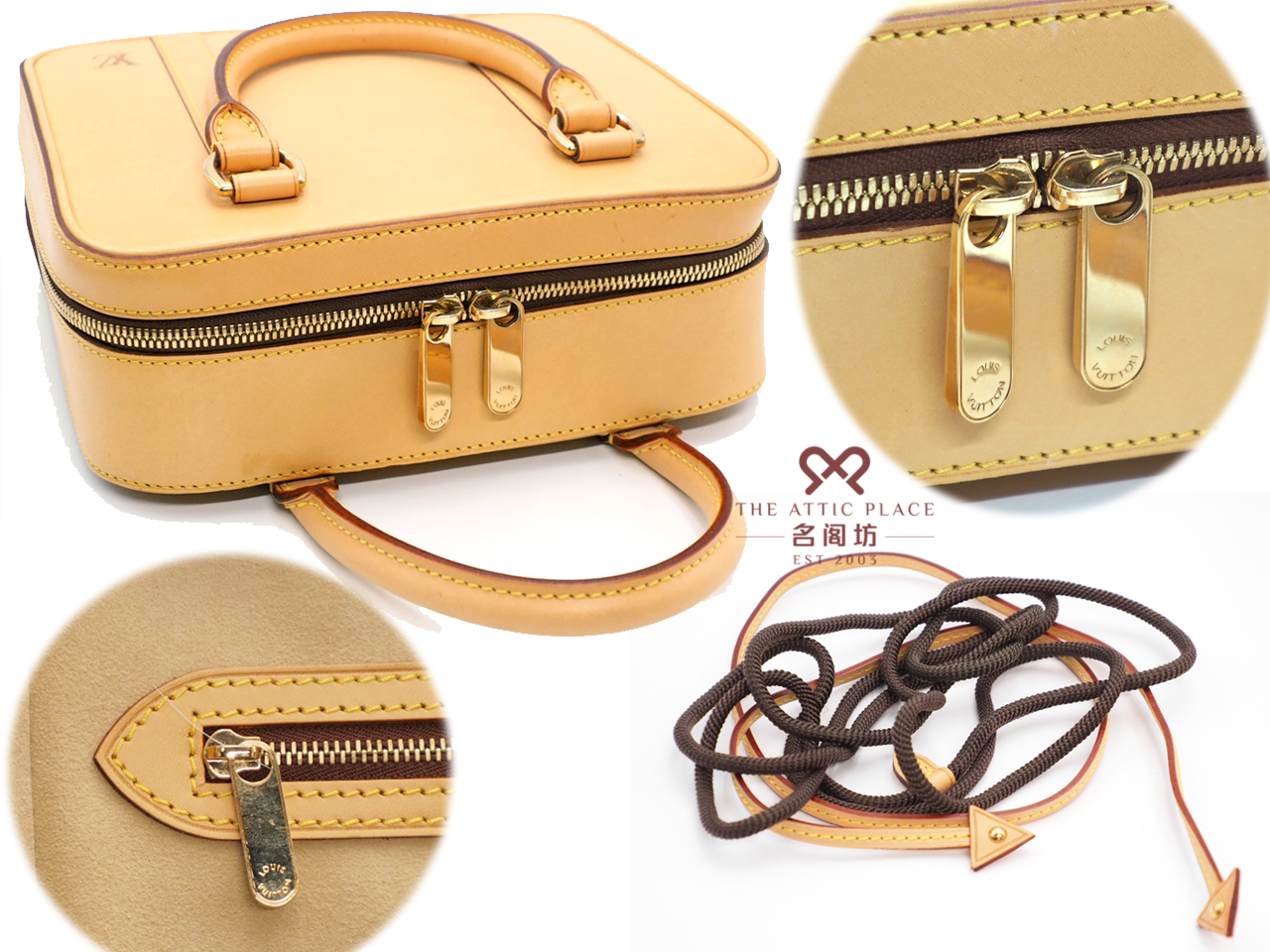 Louis Vuitton Limited Edition Petanque Ball Home Decor Game- Monogram Canvas & Vachetta Leather - Image 5