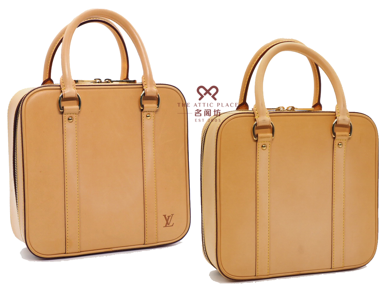 Louis Vuitton Limited Edition Petanque Ball Home Decor Game- Monogram Canvas & Vachetta Leather - Image 4