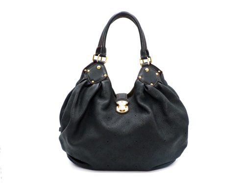 Louis Vuitton M95547 Monogram Mahina XL Black Hobo Bag (SP1140)