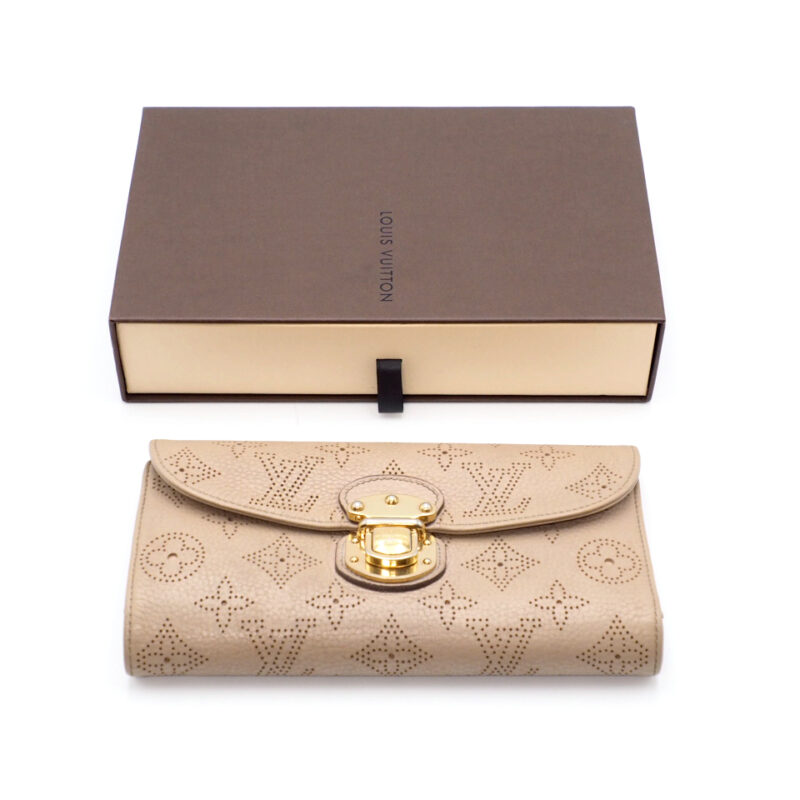 Louis Vuitton M58126 Mahina Amelia Flap Bifold Portefeuille Long Wallet
