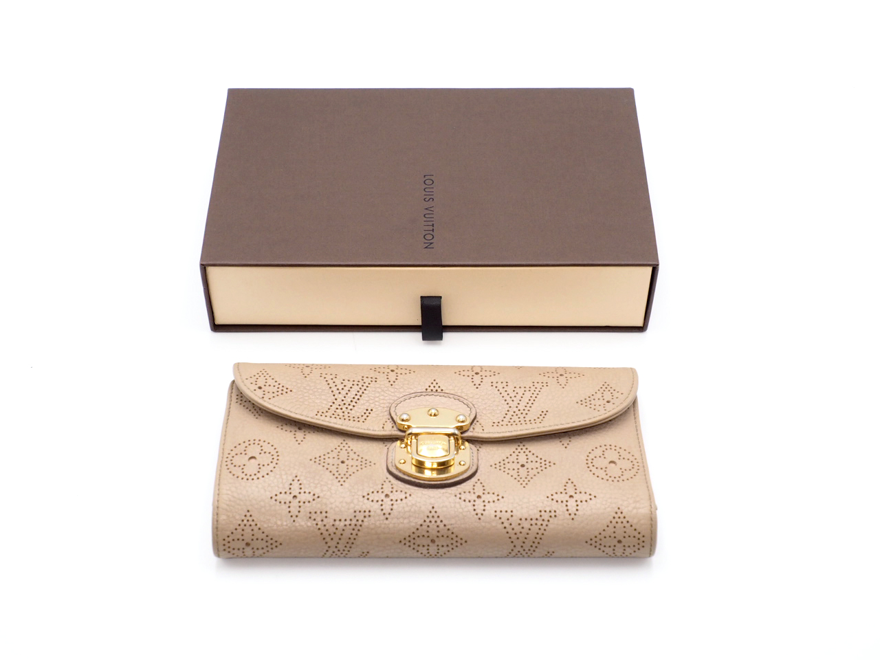 Louis Vuitton M58126 Mahina Amelia Flap Bifold Portefeuille Long Wallet