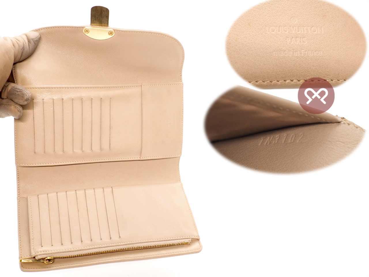 Louis Vuitton M58126 Mahina Amelia Flap Bifold Portefeuille Long Wallet - Image 4