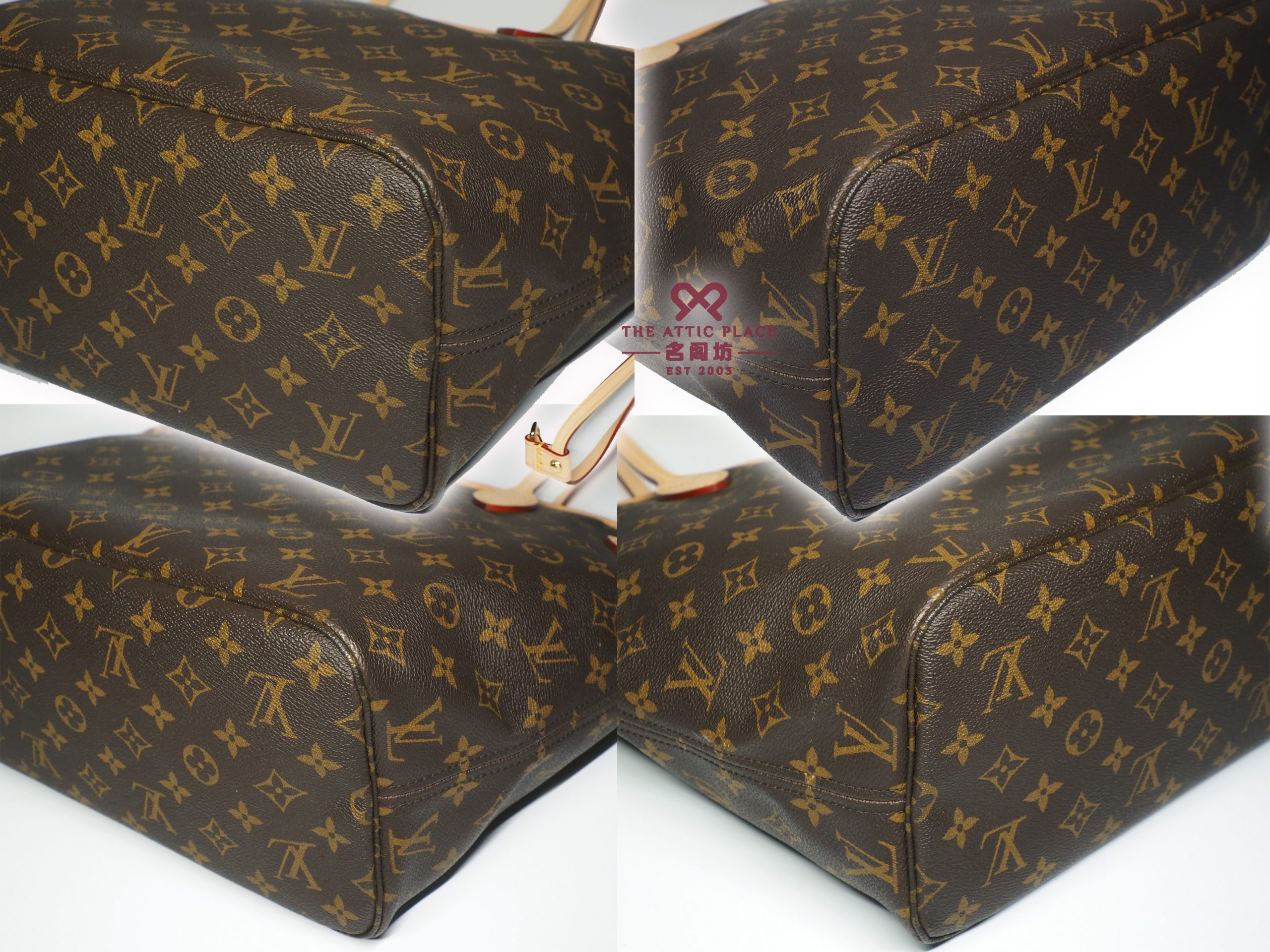 Louis Vuitton M40156 Monogram Canvas Neverfull MM (MB3099) - Image 6