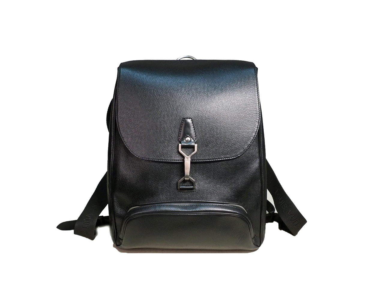 Louis Vuitton M30172 Grey/ Black Taiga Leather Cassiar Backpack Bag (SP0040)