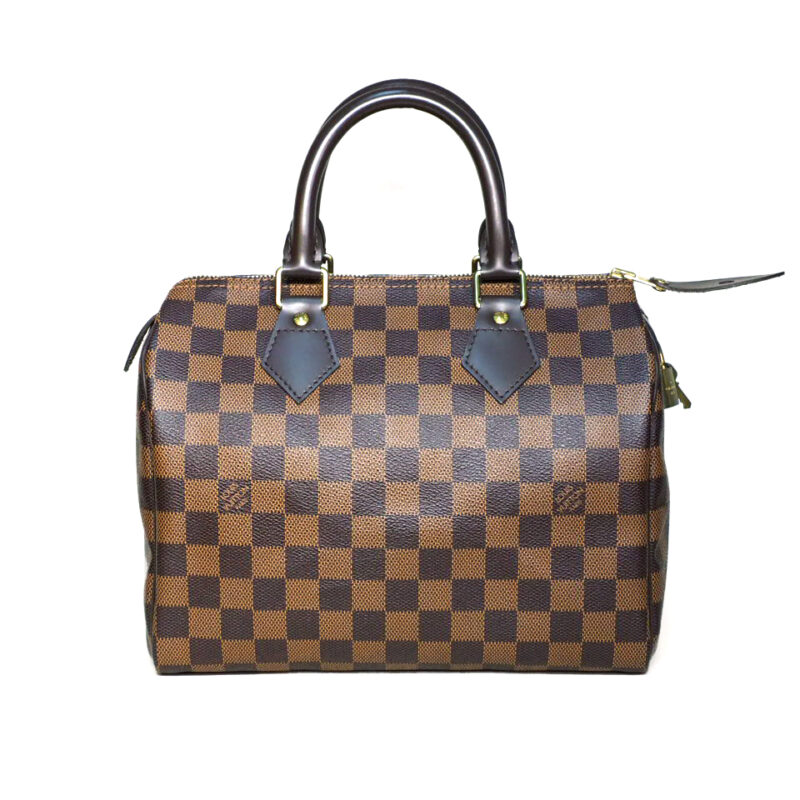 Louis Vuitton N41365 Damier Ebene Canvas Speedy 25 Tote Bag (TR2142)