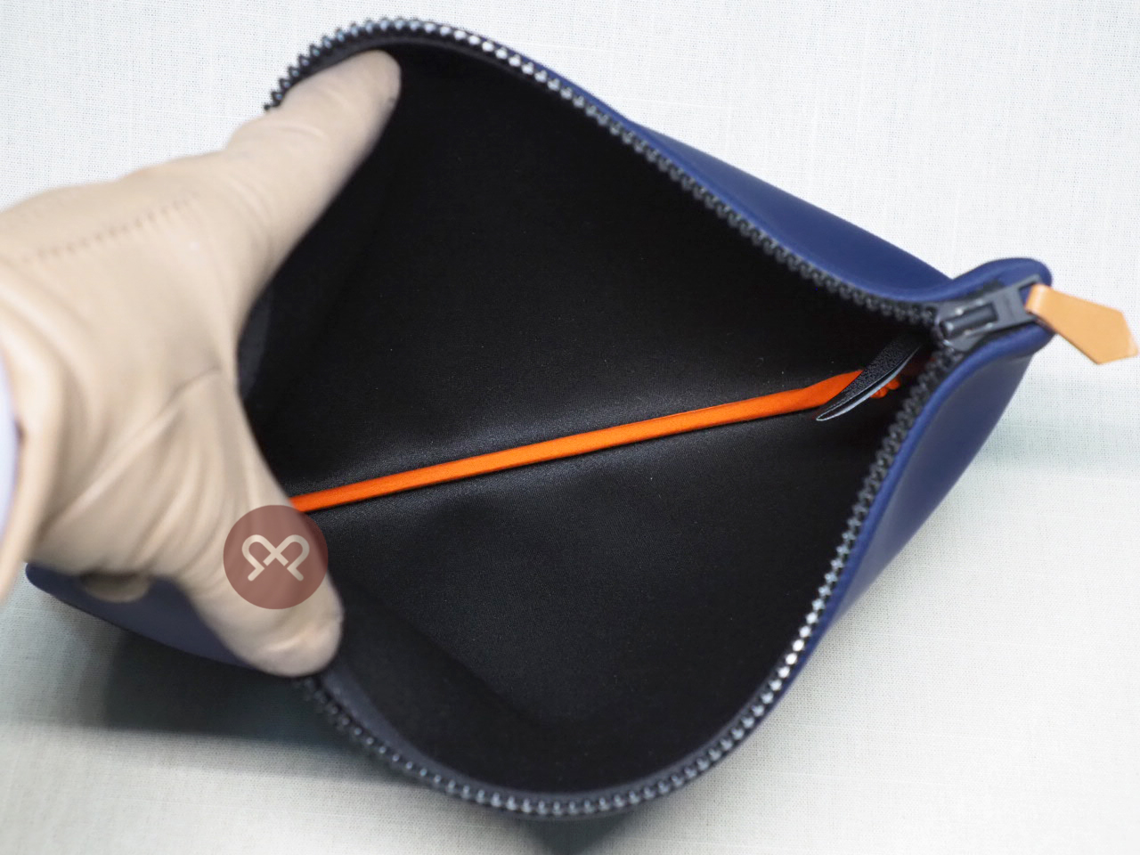 Hermes Navy Blue Small Neobain Maillon Marin Case Clutch - Image 4