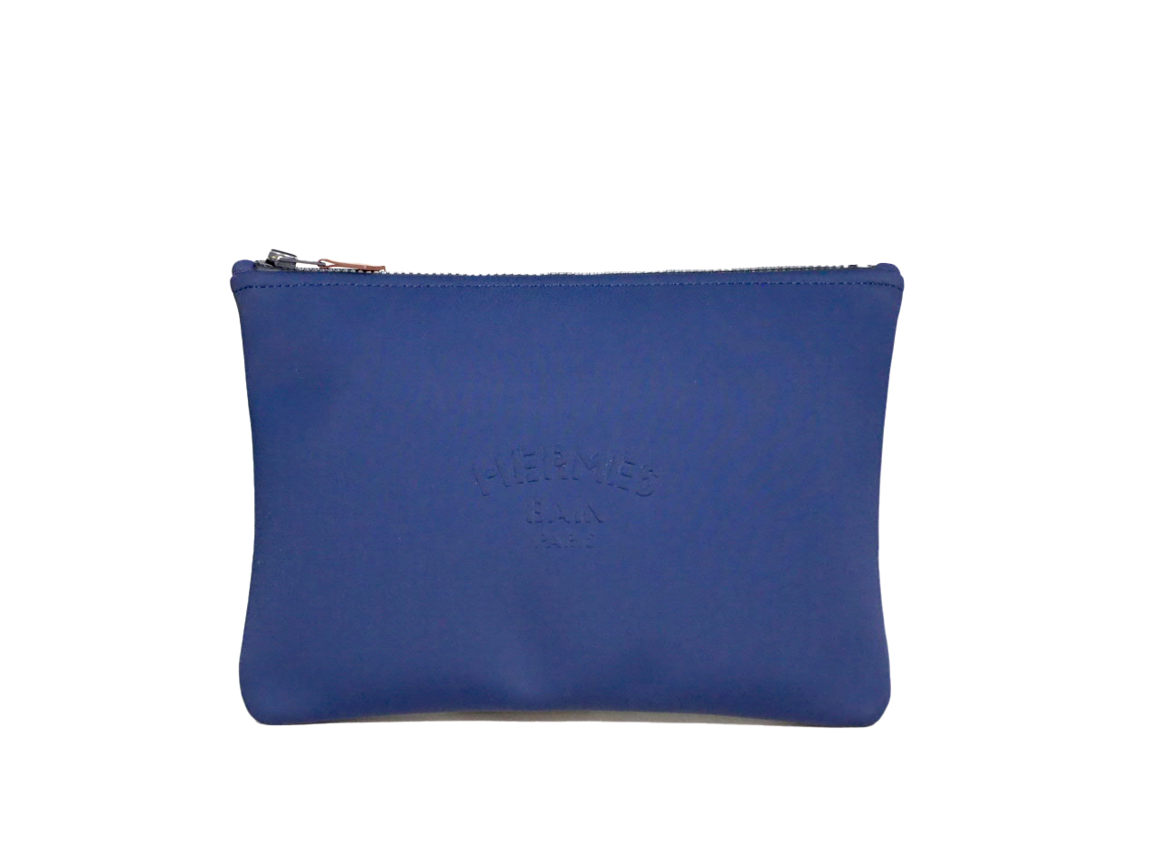 Hermes Navy Blue Small Neobain Maillon Marin Case Clutch