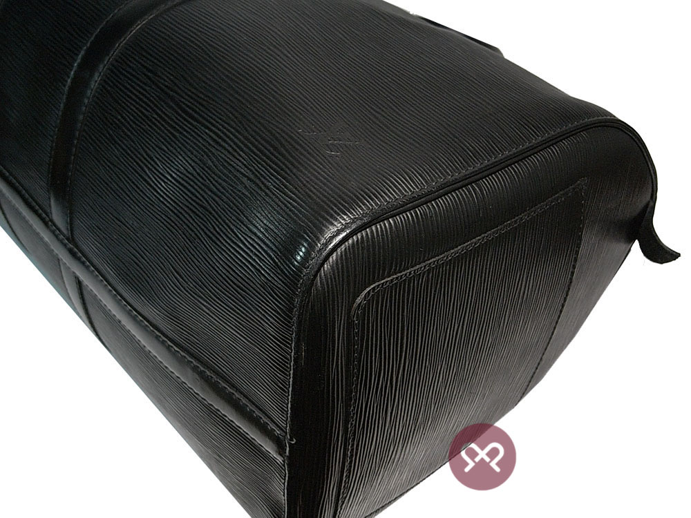 Louis Vuitton Black Epi Leather Keepall 45 Small Size Travel / Weekend Luggage (VI0973) - Image 4