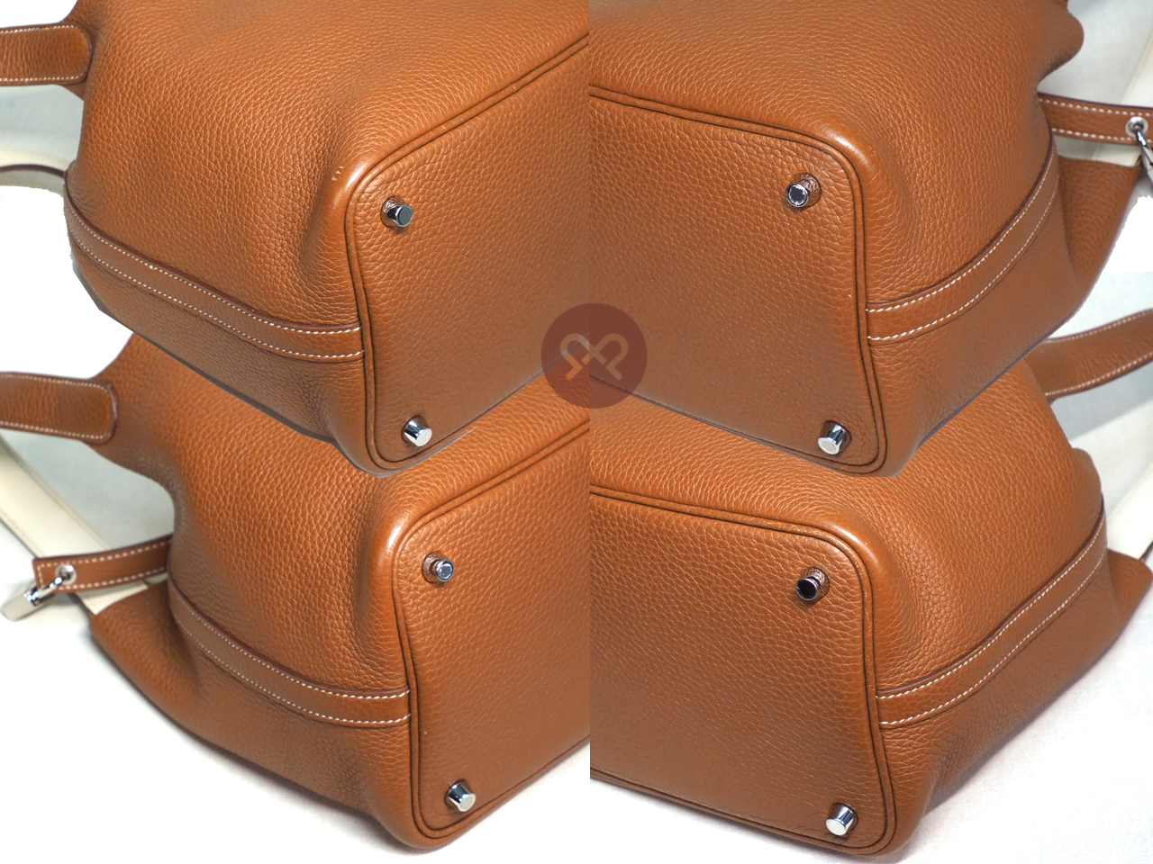 Hermes Eclat Picotin Lock 18cm Gold/ Nata Y Stamp Clemence Leather - Image 6