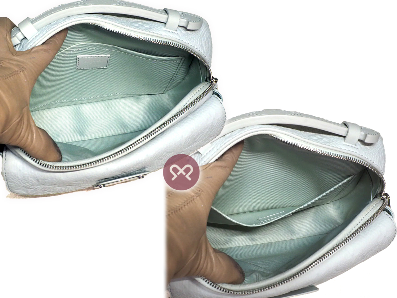Louis Vuitton M23152 Taurillon Monogram Leather S-Lock Mineral Gray Messenger bag - Image 7