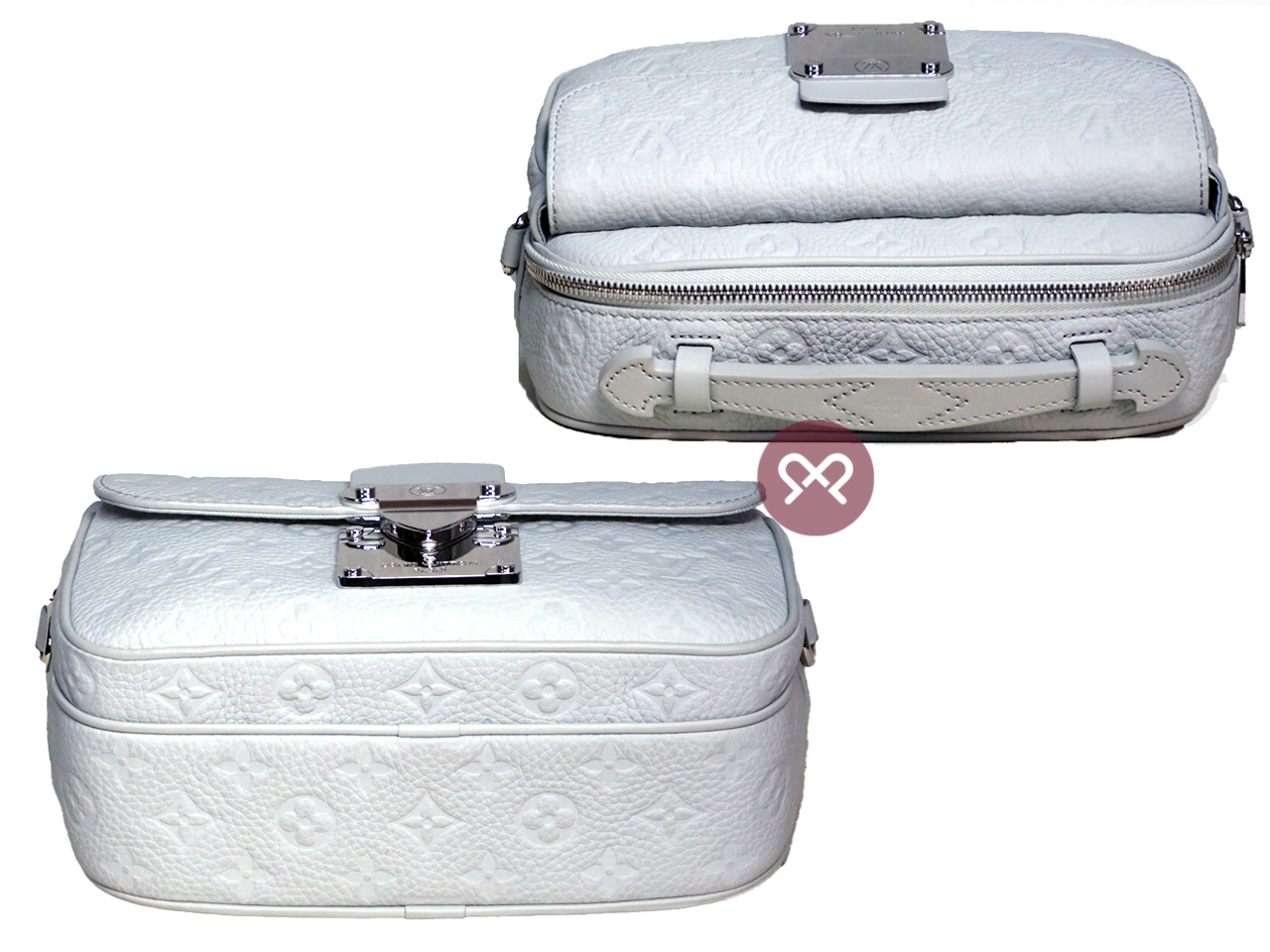 Louis Vuitton M23152 Taurillon Monogram Leather S-Lock Mineral Gray Messenger bag - Image 4
