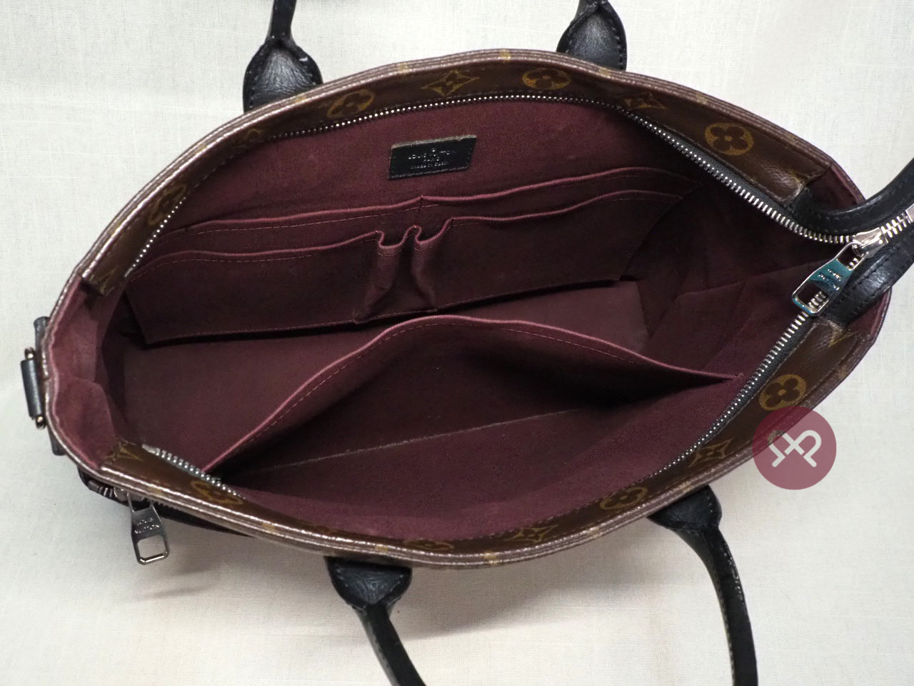 Louis Vuitton Monogram Macassar 7 days a Weeks Briefcase/ Document Tote without Strap (CA4145) - Image 8