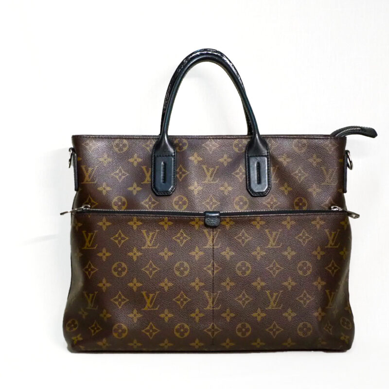 Louis Vuitton Monogram Macassar 7 days a Weeks Briefcase/ Document Tote without Strap (CA4145)