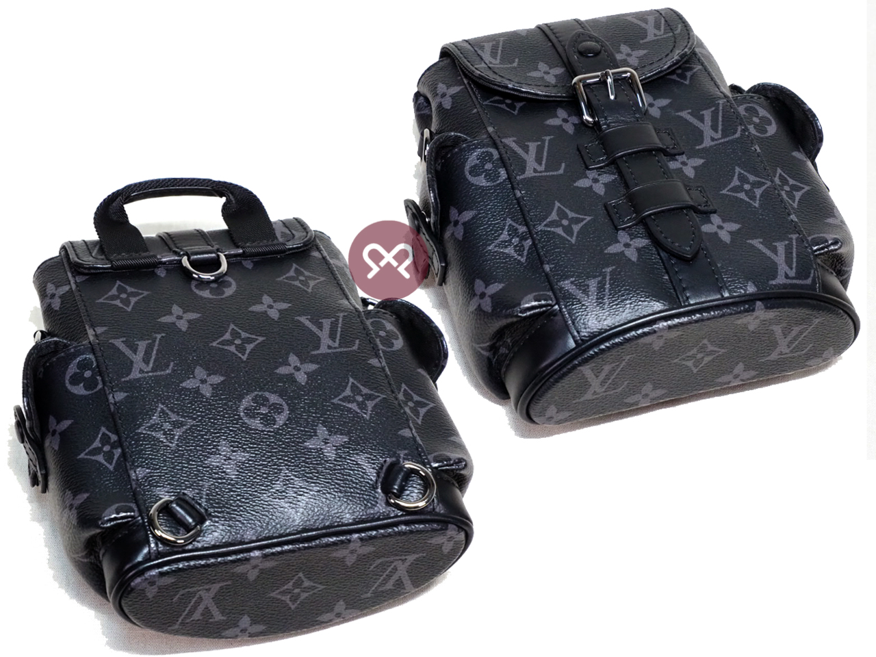 Louis Vuitton M82769 Monogram Eclipse Nano Christopher Small Messenger Bag - Image 5