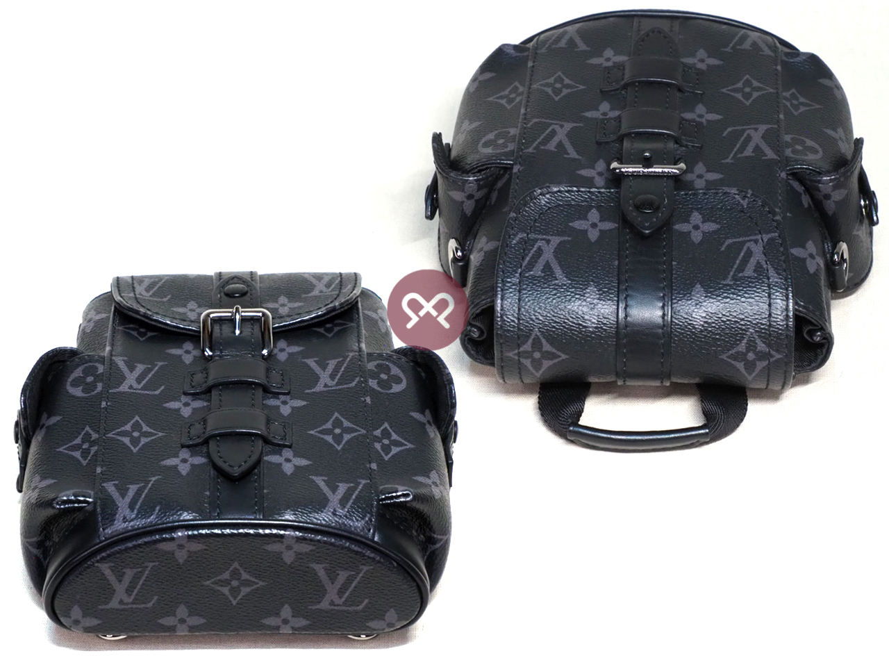 Louis Vuitton M82769 Monogram Eclipse Nano Christopher Small Messenger Bag - Image 4