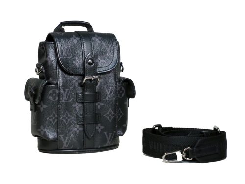 Louis Vuitton M82769 Monogram Eclipse Nano Christopher Small Messenger Bag