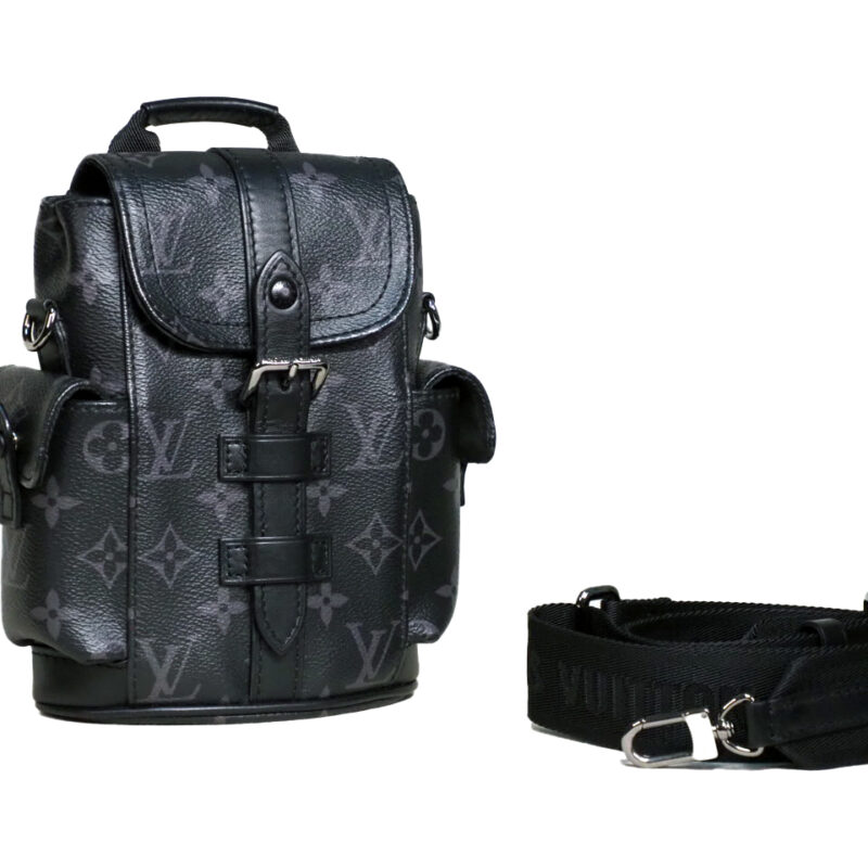 Louis Vuitton M82769 Monogram Eclipse Nano Christopher Small Messenger Bag
