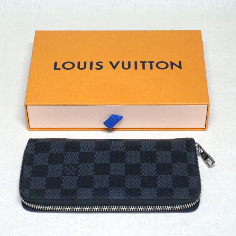Louis Vuitton N61653 Damier Canvas Vasco Zippy Long Wallet (SP0197)