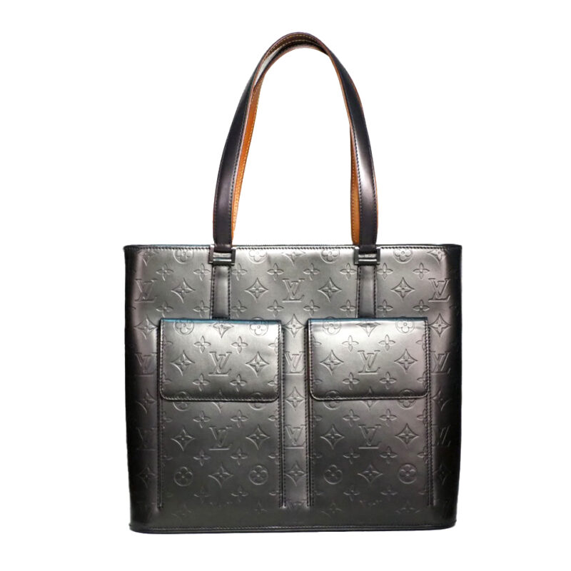 Louis Vuitton M55105 Wilwood Black/ Gray Monogram Matt Tote Bag (TH0013)