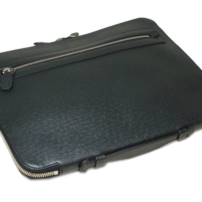 Louis Vuitton M32612 Black Ardoise Taiga Leather Vladimir Business Portfolio Bag