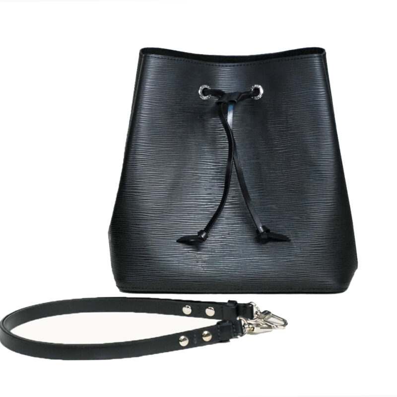 Louis Vuitton M59212 Epi Lether Black Neo Noe MM Bucket Bag (RFID)