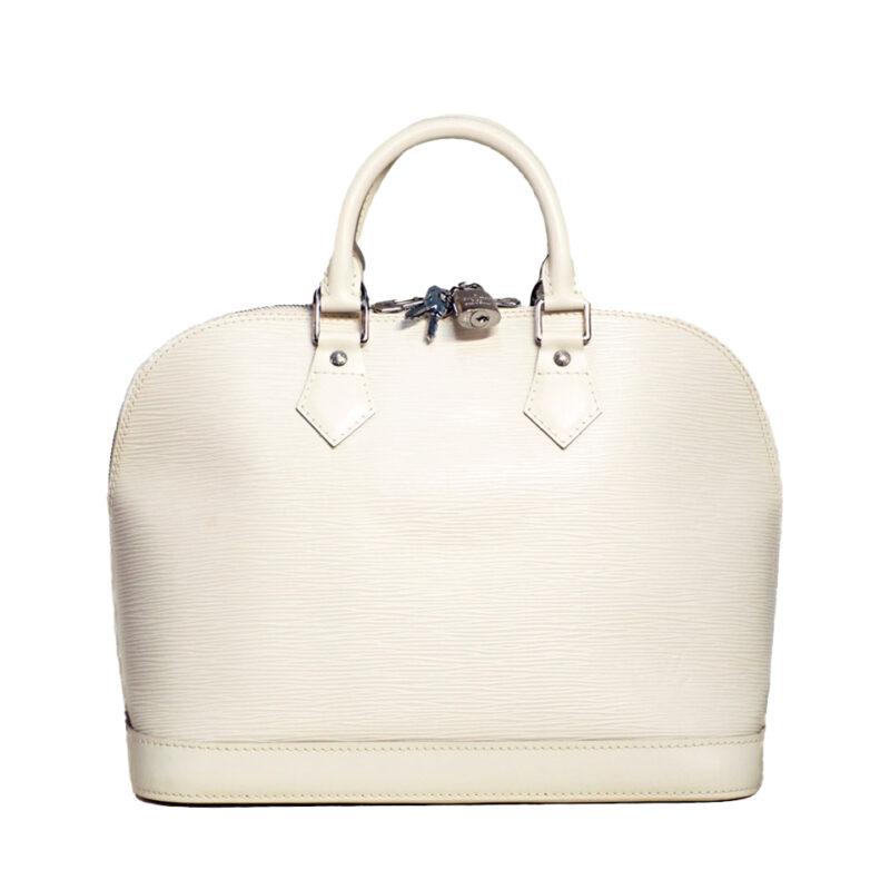 Louis Vuitton M5280J Ivory/ Vanilla Epi Leather Alma PM Tote Bag (FL3088)