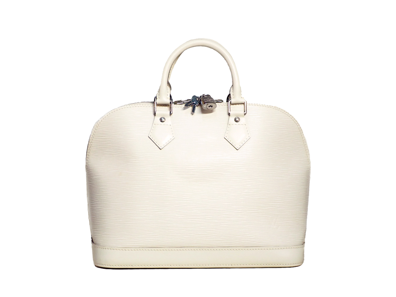 Louis Vuitton M5280J Ivory/ Vanilla Epi Leather Alma PM Tote Bag (FL3088)